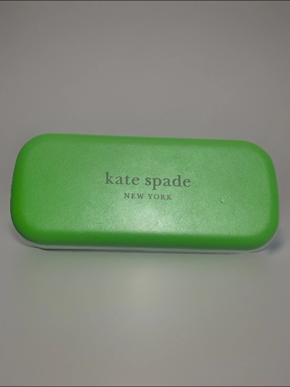 Kate Spade Green Black Hard Shell Case Brand New Discounted Has Scuff